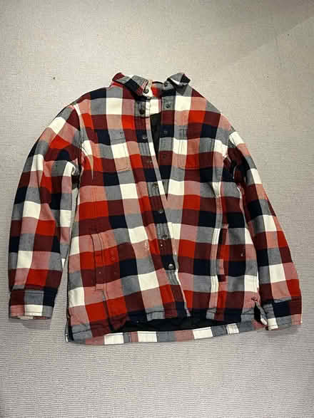 Photo of free Women’s small flannel shirt-jacket with a bit of paint on (Wandsworth SW18) #1