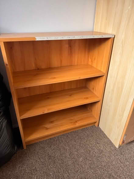 Photo of free Wooden bookcase shelf unit (Hemel Hempstead HP2) #1