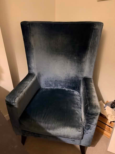 Photo of free Blue armchair (Marylebone W1H) #4