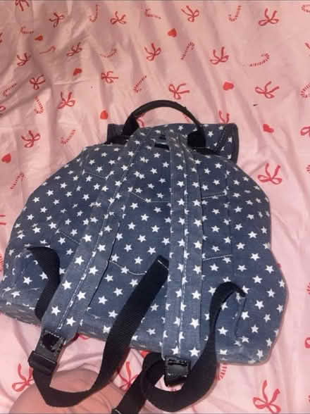 Photo of free Patterned Navy Canvas Rucksack (Eynsham, OX29) #2