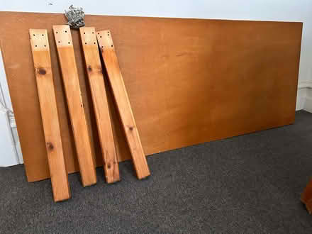 Photo of free A long and sturdy handmade table. (Bloomsbury WC1B) #3