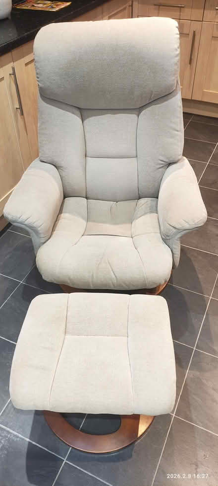 Photo of free 2 recliner chairs with footstools (Edinburgh/Lothians EH22) #1