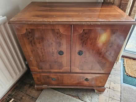 Photo of free Wooden cabinet with sliding shelf (Northfield B31) #1