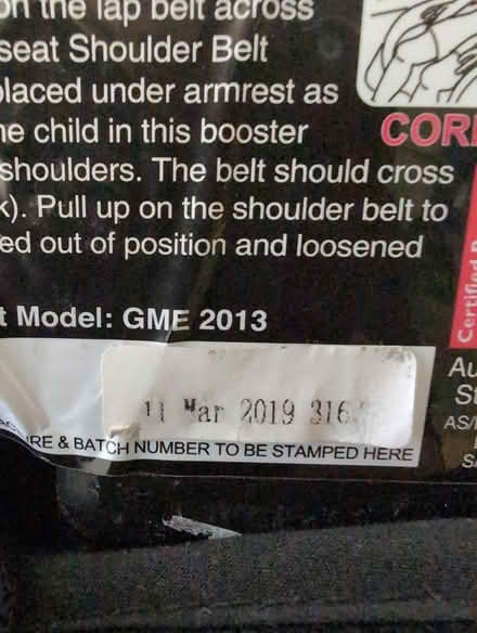 Photo of free Car booster seat (Seaford Community Centre) #3