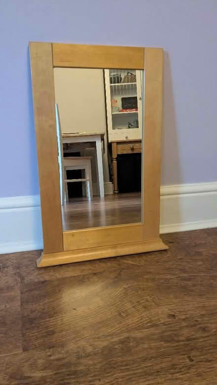 Photo of free Small wood framed mirror (Reading West RG1) #1