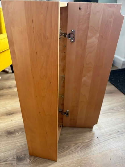 Photo of free Wood and glass bathroom cabinet (Chessington KT9) #4