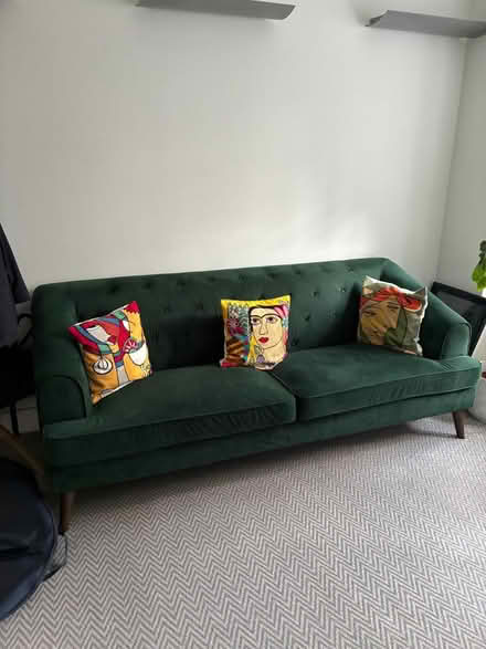 Photo of free Green 3-seater sofa (Nw1) #1
