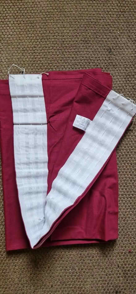 Photo of free Maroon/deep red curtain (Upper Wellsway) #1