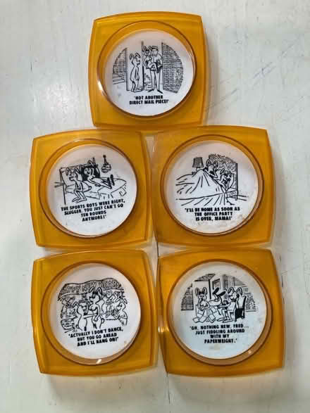 Photo of free Plastic bunny cartoon coasters (Etobicoke North) #1