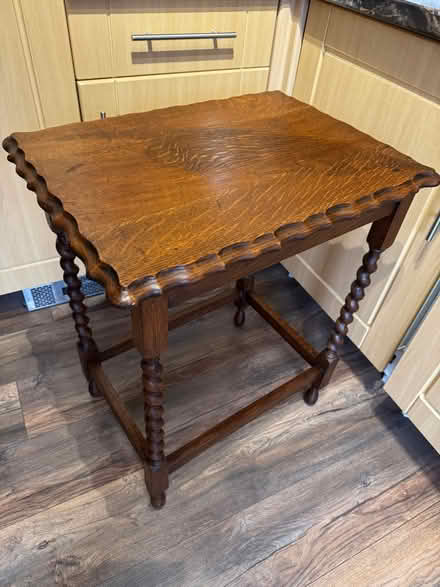 Photo of free Antique barley twist side table (Spondon DE21) #1