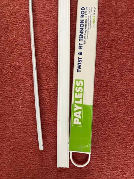 Photo of free 2 curtain rods and 1 curtain rail (Bilton HG1) #2