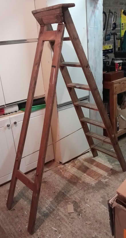 Photo of free Wooden step ladder 70.5" (Burgess hill) #1