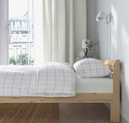 Photo of free Ikea Neiden double bed frame (Wood Green N22) #2