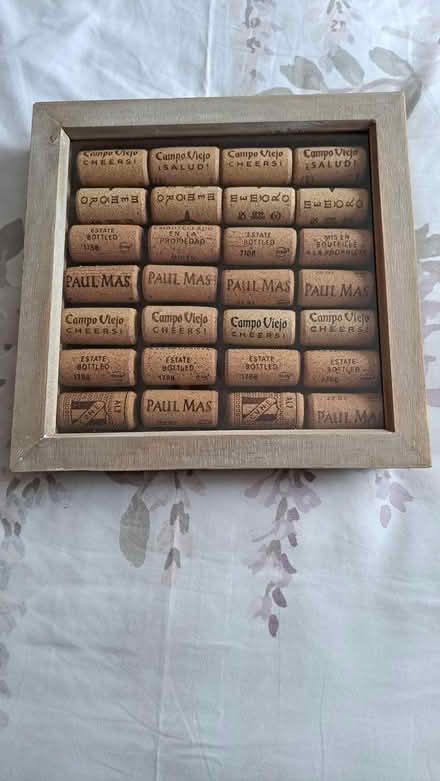 Photo of free Wine bottle cork picture glazed (Littlehaven) #1