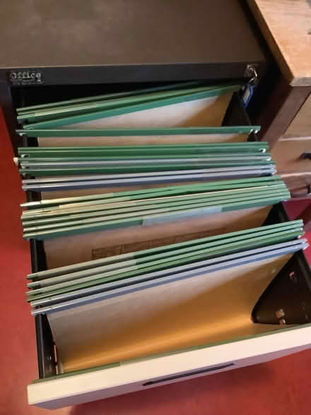 Photo of free 2 Drawer metal filing cabinet (East Law DH8) #3