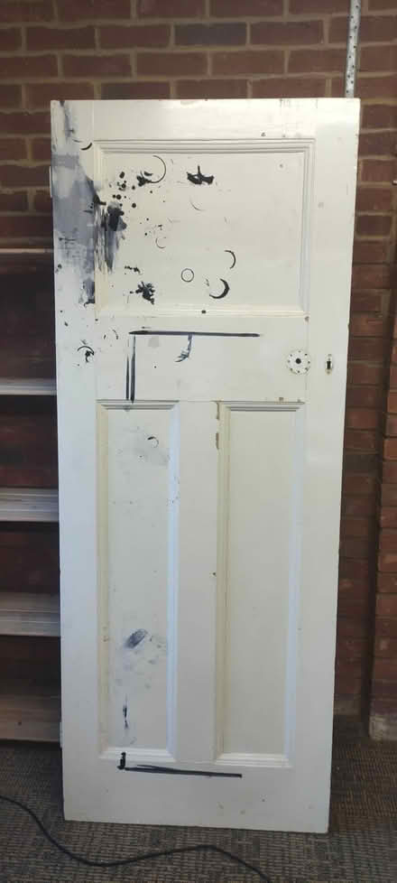 Photo of free old wooden door (Burnham SL1) #1