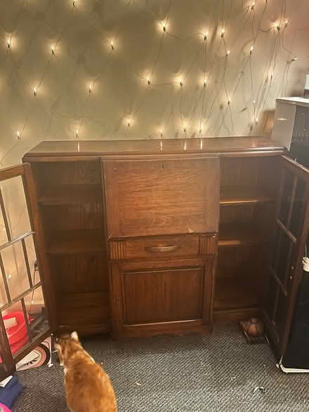 Photo of free Writing desk bookcase drink cabinet (G20 Glasgow Maryhill) #2