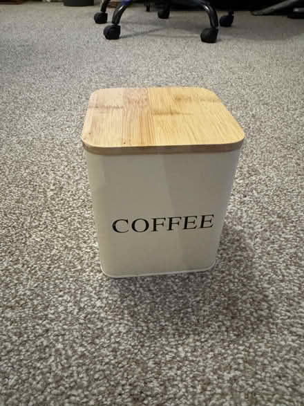 Photo of free Coffee tin with lid (Hitchin) #1