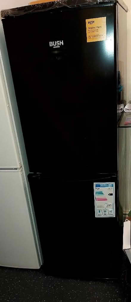 Photo of free Black Bush fridge freezer (Rhosllanerchrugog LL14) #1