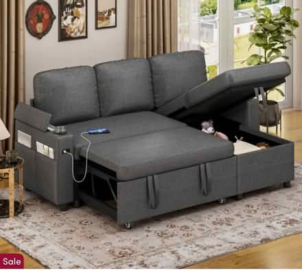 Photo of free Sofa / L shape sofa (Croydon) #3