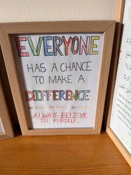 Photo of free Rainbow affirmation framed print (Hemel Hempstead HP2) #2