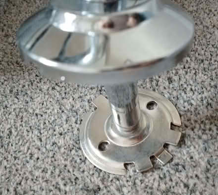 Photo of free Chrome plated metal shelf unit (Sapley PE28) #1