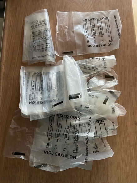Photo of free Empty plastic coin bags (St Just TR19) #1