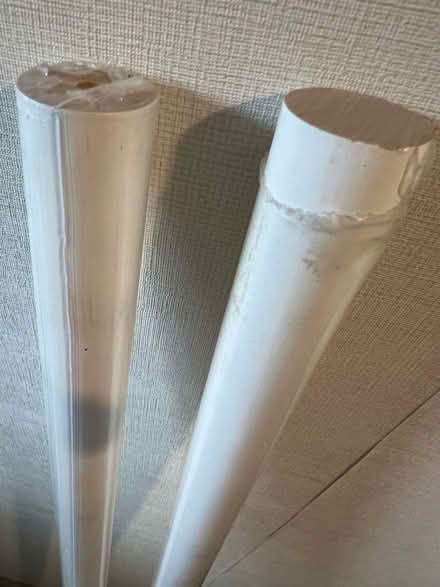 Photo of free White Wooden Curtain Pole 3m x 28mm (CT12) #2