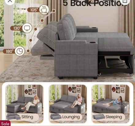 Photo of free Sofa / L shape sofa (Croydon) #2