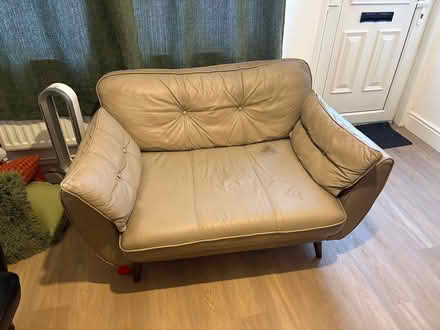 Photo of free Leather settees (Ilkeston) #1