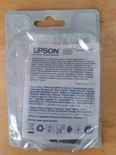 Photo of free Epson printer ink cartridge (Horfield BS7) #2