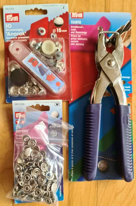 Photo of free Prym Vario Pliers Tool with Press Fasteners (Thames Ditton KT7) #1