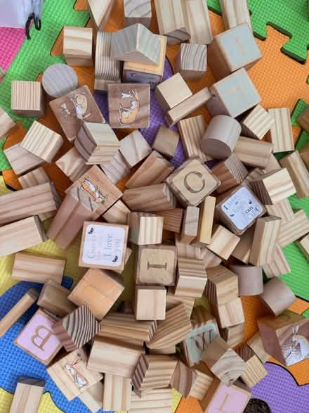 Photo of free Wooden Alphabet Blocks Set (Hemel Hempstead HP2) #1