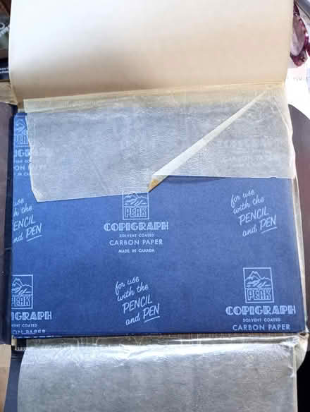 Photo of free carbon paper (Tredinnick TR20) #4