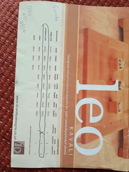 Photo of free John Lewis sofa (Nooklands PR2) #3