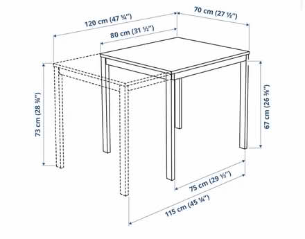 Photo of free Ikea Vangsta table & two chairs (Wood Green N22) #3