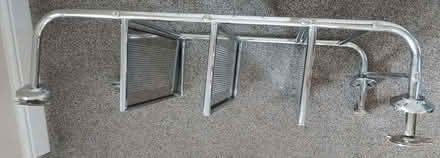 Photo of free Chrome plated metal shelf unit (Sapley PE28) #3