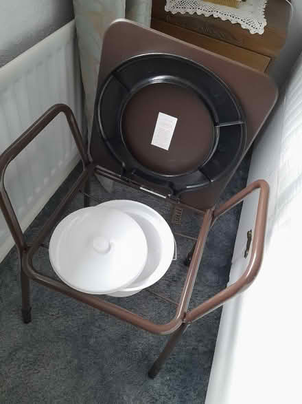 Photo of free Unused small cammode (Sutton Valence ME17) #2