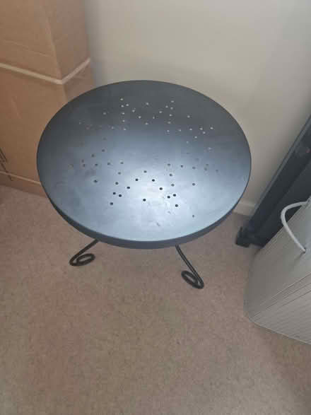 Photo of free Black metal table (Croydon centre CR0) #1