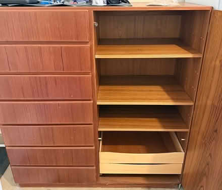 Photo of free Tall Wood Dresser (Dorsey Hall near 108) #1