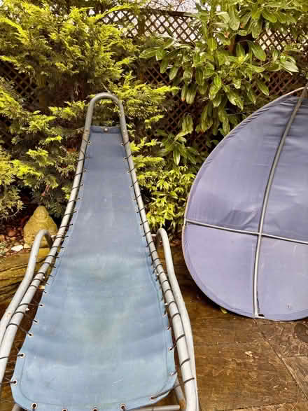 Photo of free Rocking Sun lounger with canopy (Southport PR9) #2