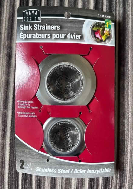 Photo of free 2 New Sink Strainers (Erin Mills) #1