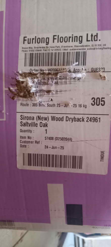 Photo of free Luxury Vinyl Flooring Planks (Hopwood B48) #2