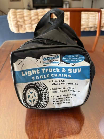 Photo of free Snow Cables for small SUV / Truck (Willow Glen) #1