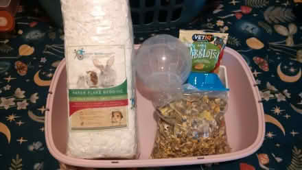 Photo of free HAMSTER ITEMS; Bedding, Food, Ball, House. (Highbridge TA9) #1