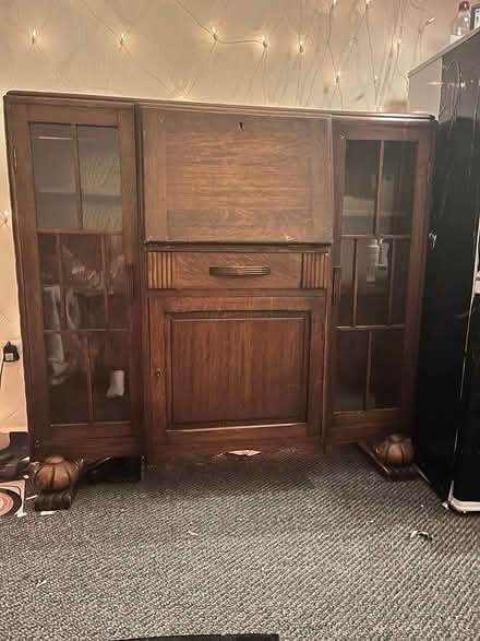 Photo of free Writing desk bookcase drink cabinet (G20 Glasgow Maryhill) #1