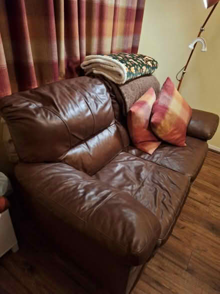 Photo of free Brown 2 seater sofa (Freshbrook SN5) #4