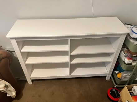 Photo of free white tv bench (Muirend G44) #2