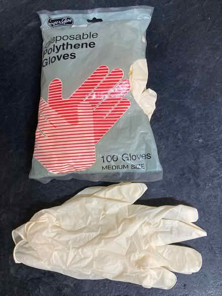 Photo of free Face shields, disposable gloves (B71 West Bromwich) #3