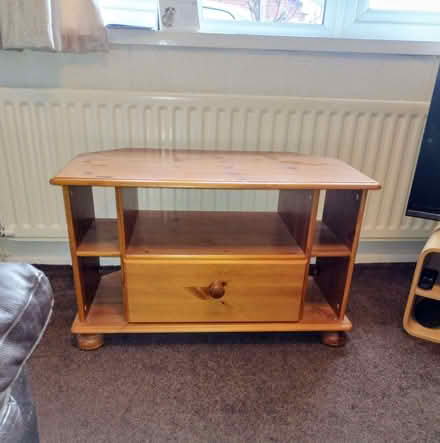Photo of free Pine TV corner unit (Heaton Mersey M19) #1